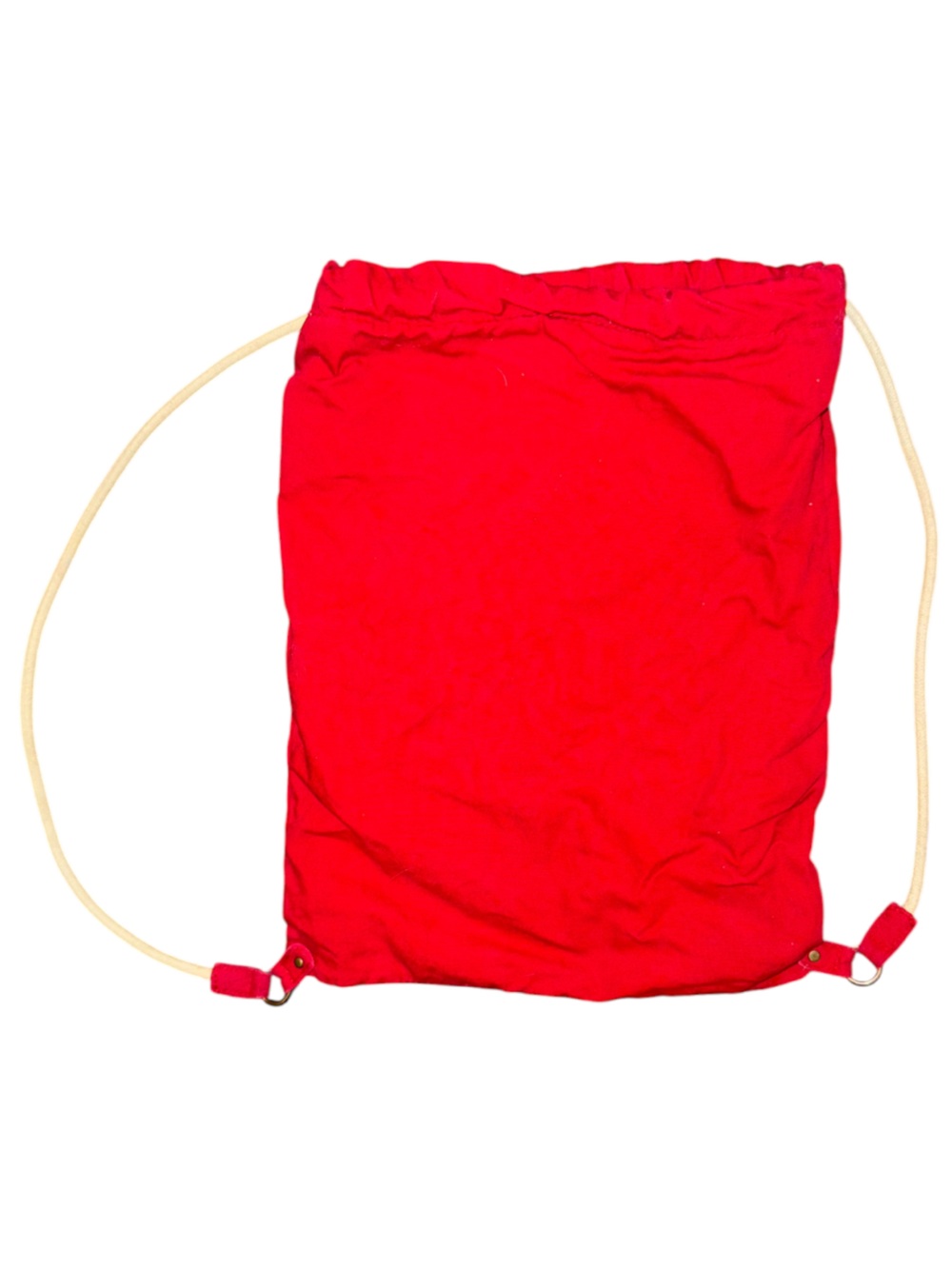 All American Girl Red Drawstring Backpack - Picture 2 of 4